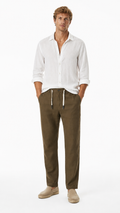 PANTALACCIO IN 100% LINO