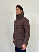 Parka tecnico con cappuccio