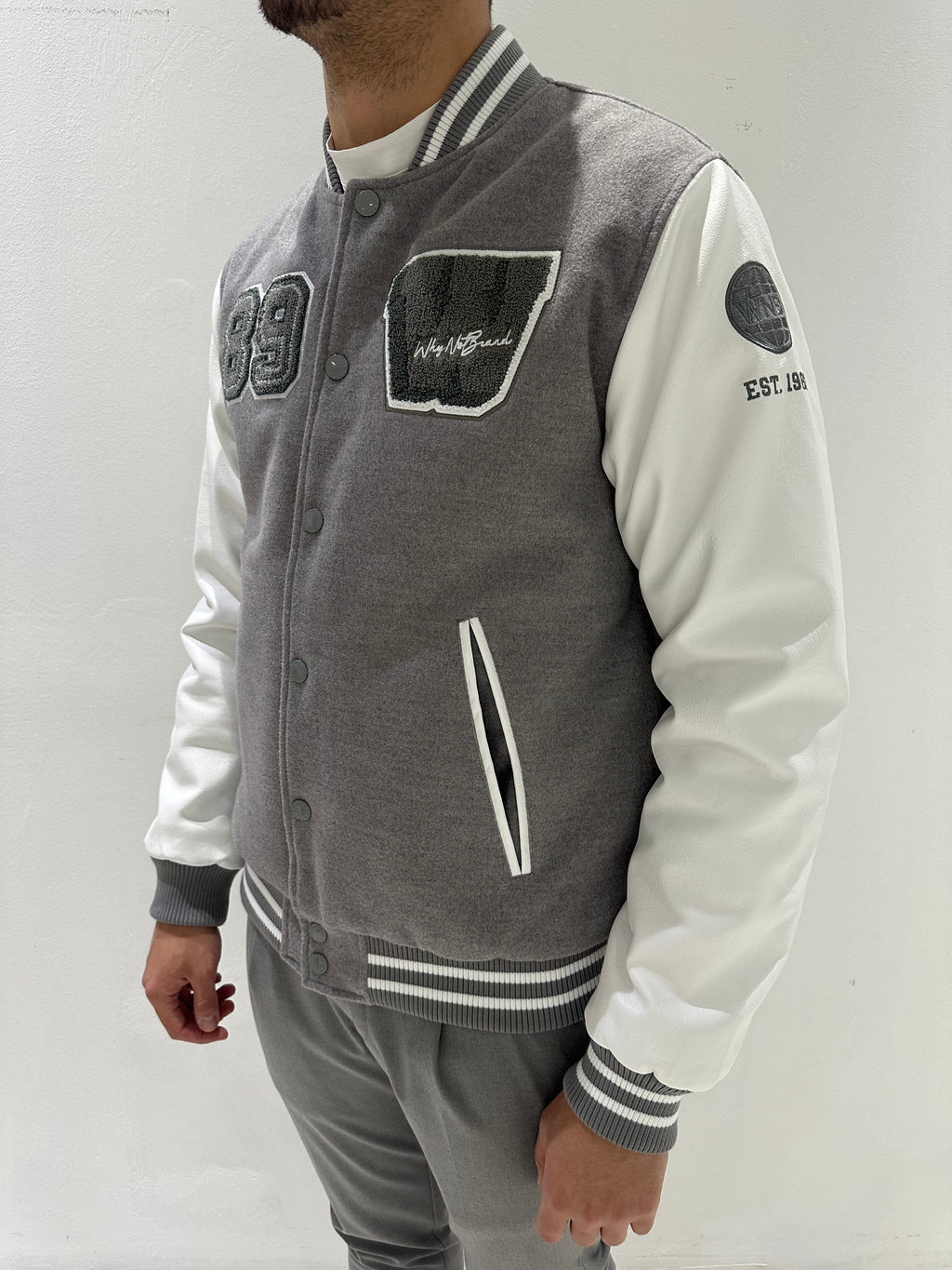 GIUBBOTTO VARSITY CON PATCH