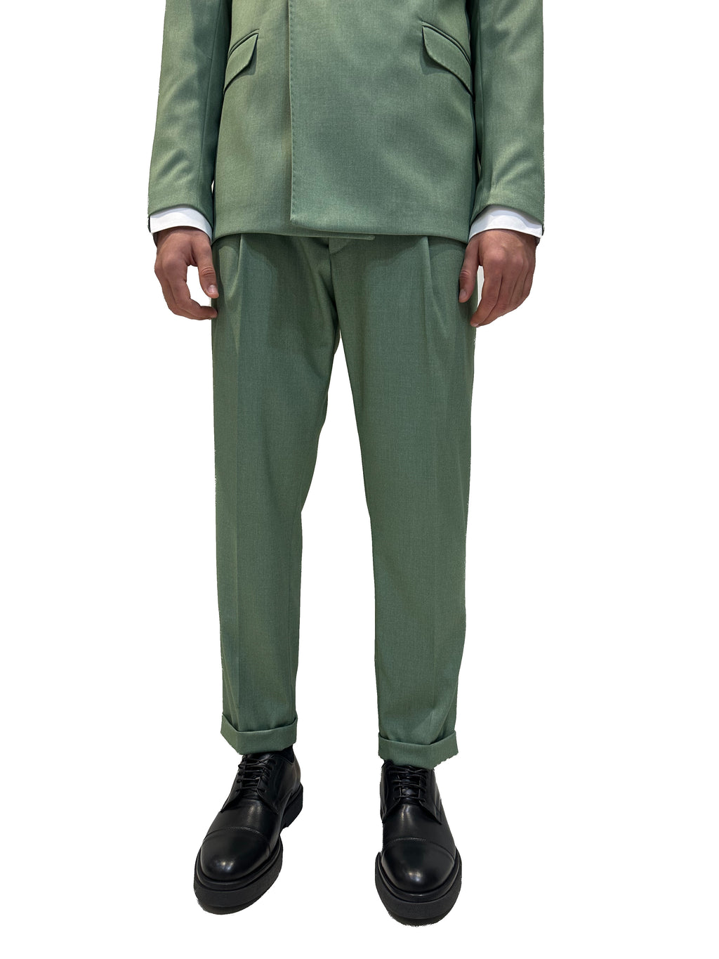 ABITO DOPPIOPETTO VERDE CHIARO