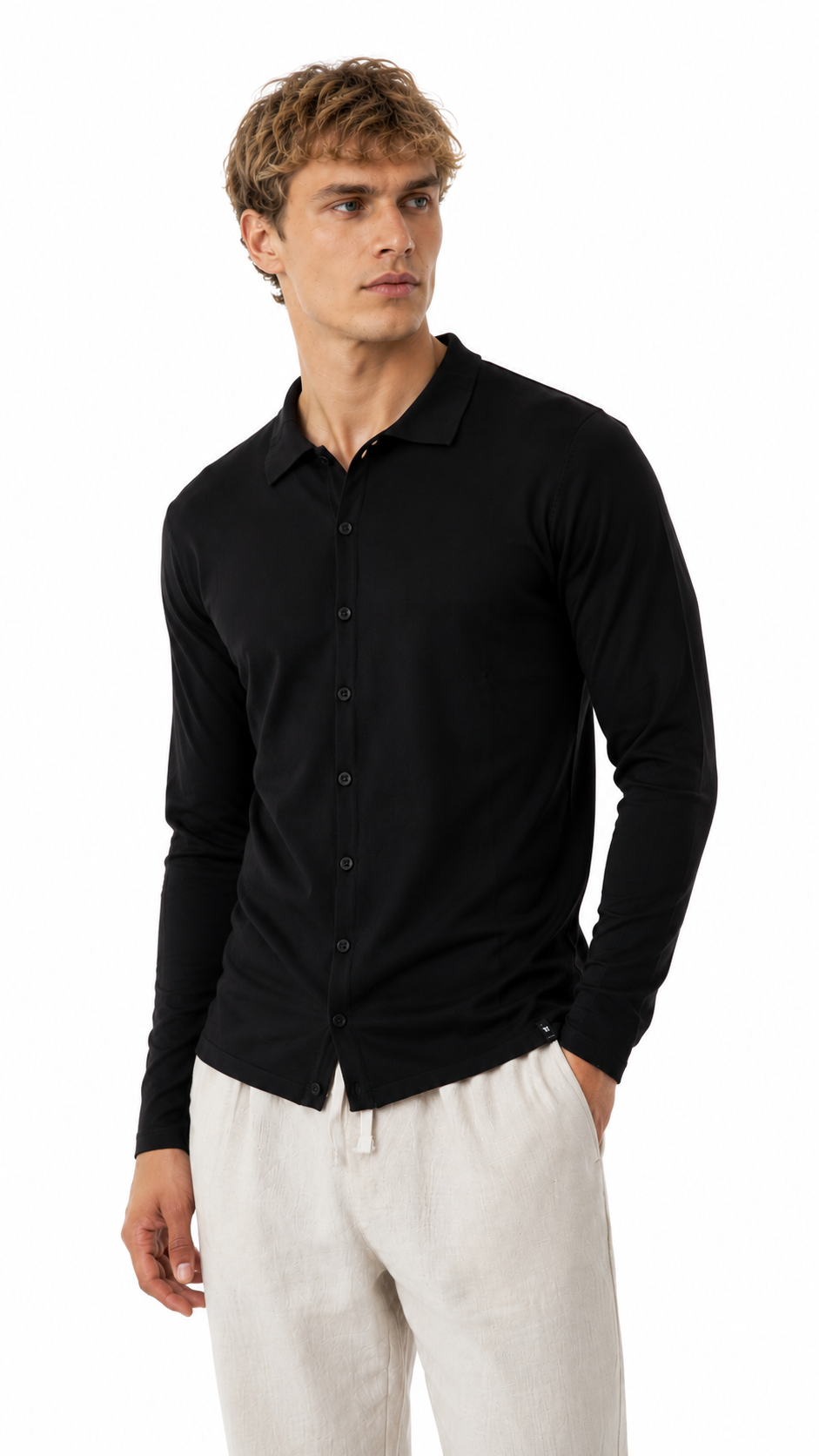 POLO IN CAMICIA MANICA LUNGA