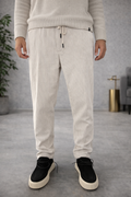 PANTALONE NEWMAN VELVET Why Not Brand GRIGIO CHIARO
