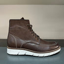 Polacchino in vera pelle suola in gomma