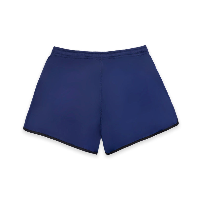 Costume con logo in risalto - Blu