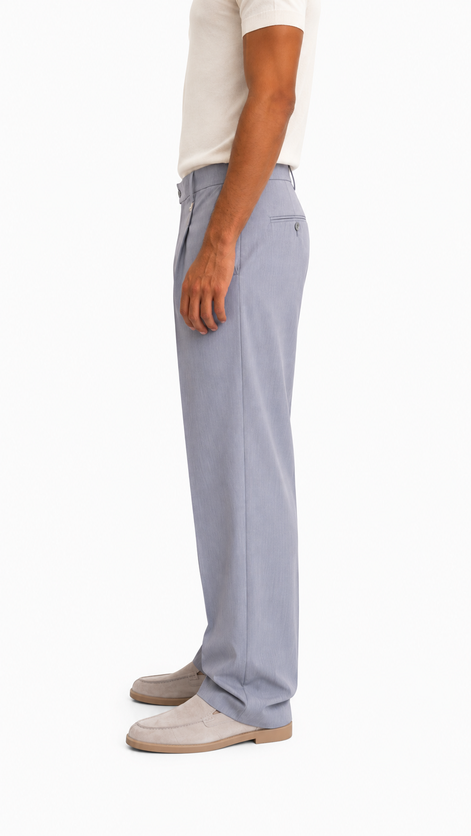 PANTALONE BAGGY FIT GRIGIO