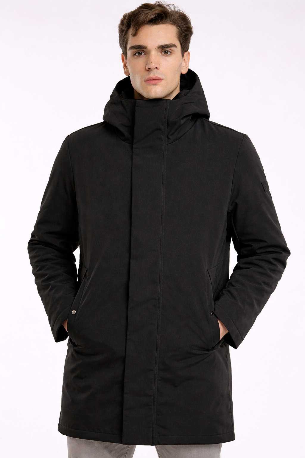 PARKA CAPPOTTO IMBOTTITO CON CAPPUCCIO