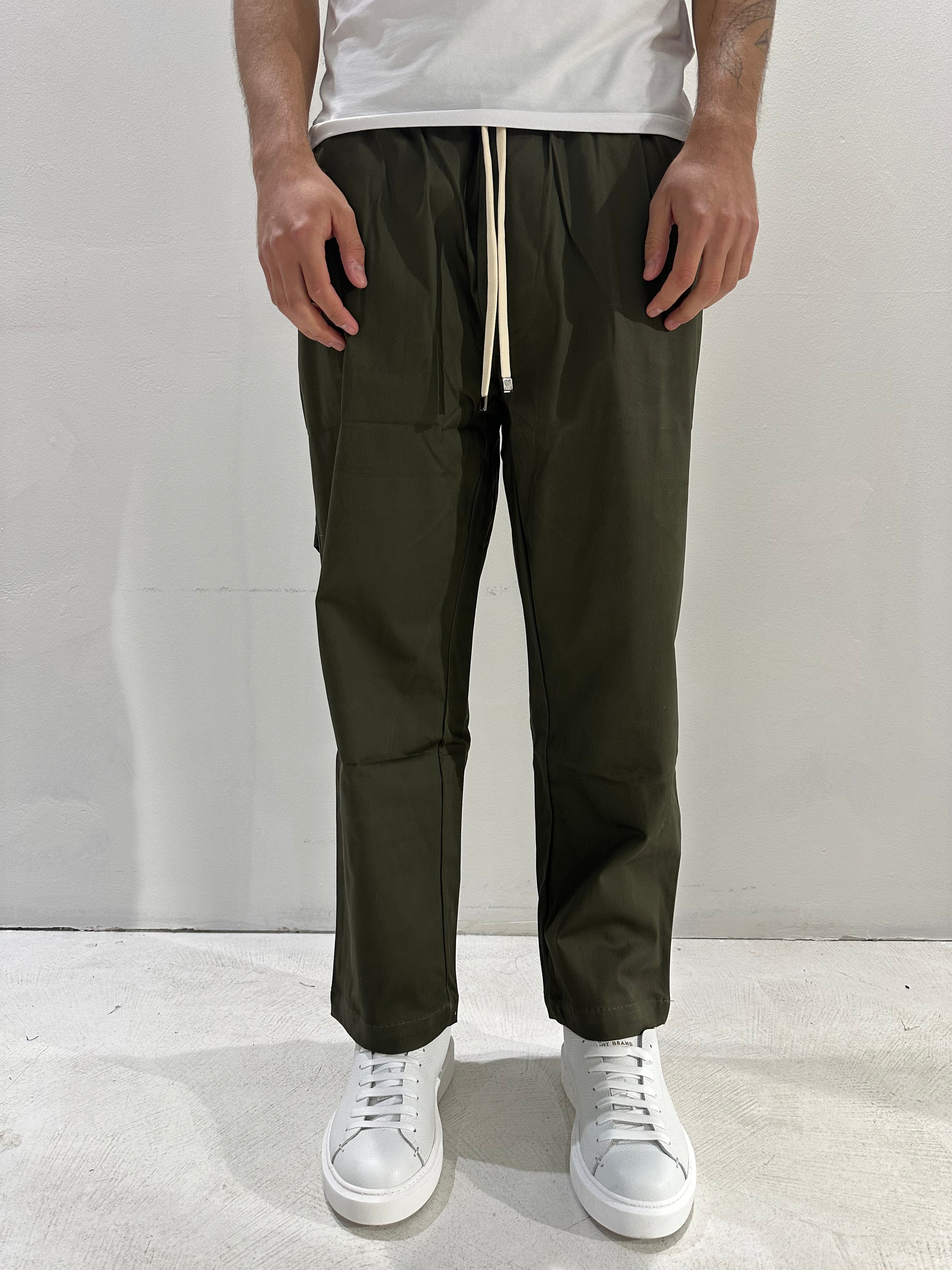 PANTALONE NIGATA COMFORT FIT CON LACCIO