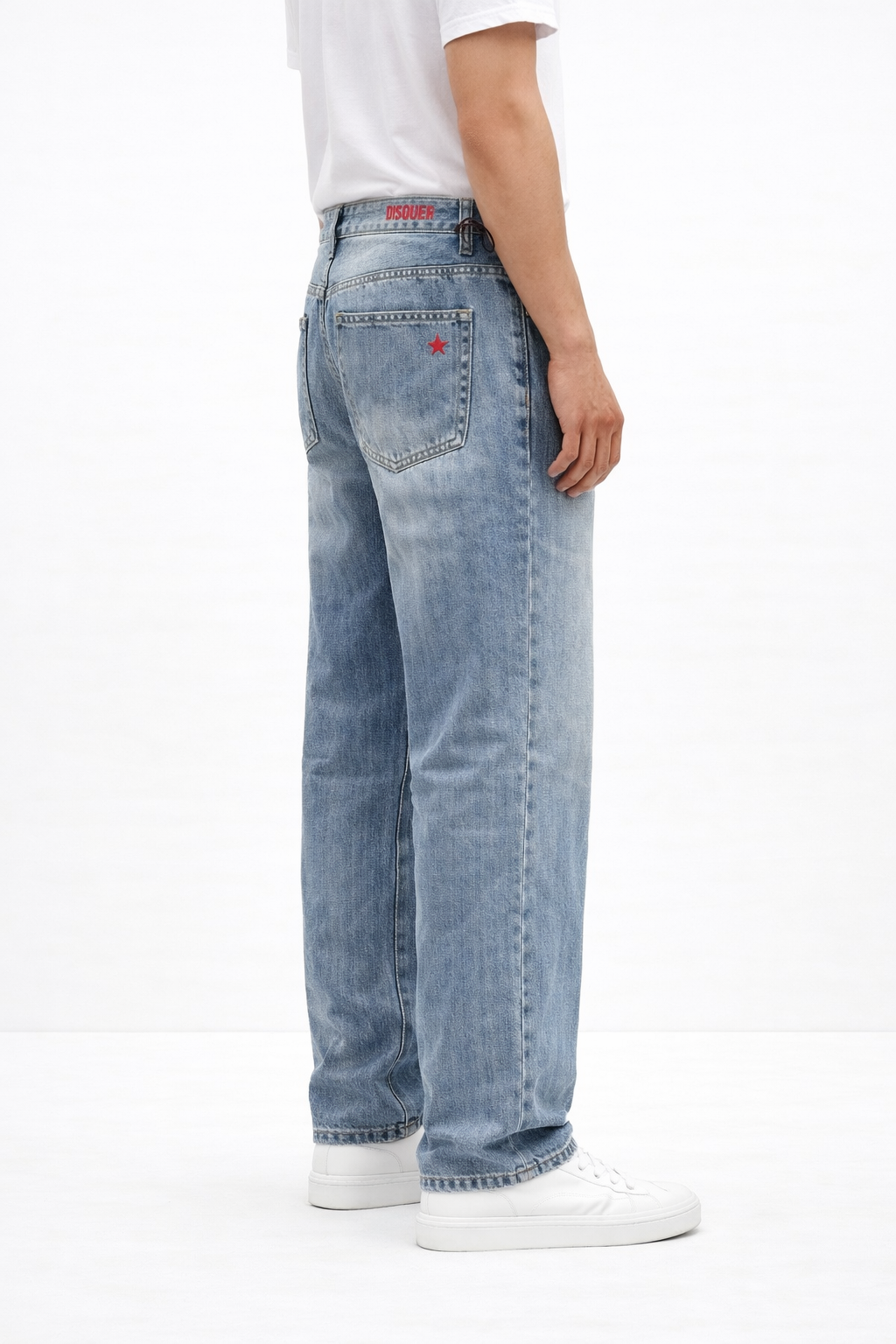 Jeans Vinicius baggy fit DISQUER blue wash