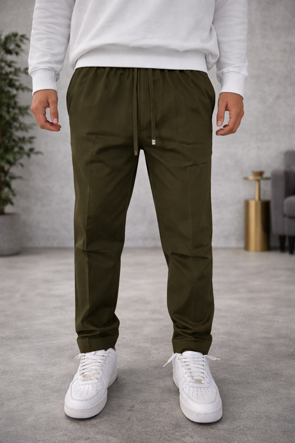 PANTALONE GABA Why Not Brand VERDE MILITARE