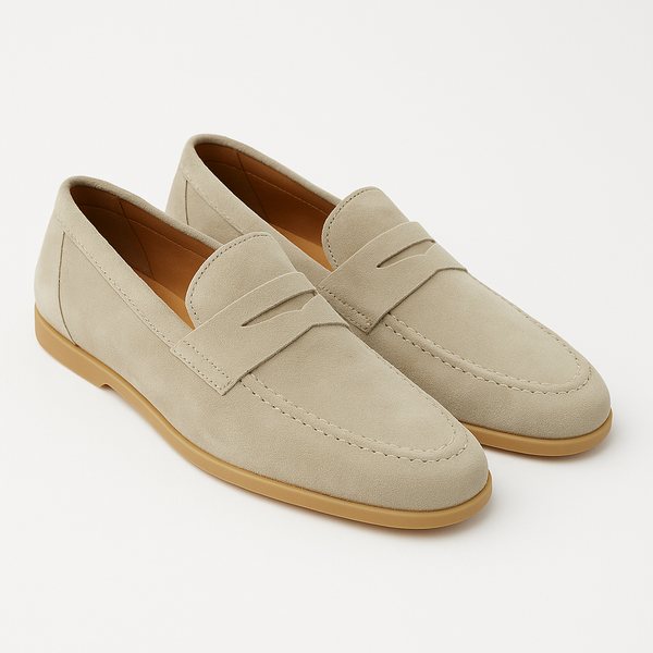 Mocassino modello LP in camoscio