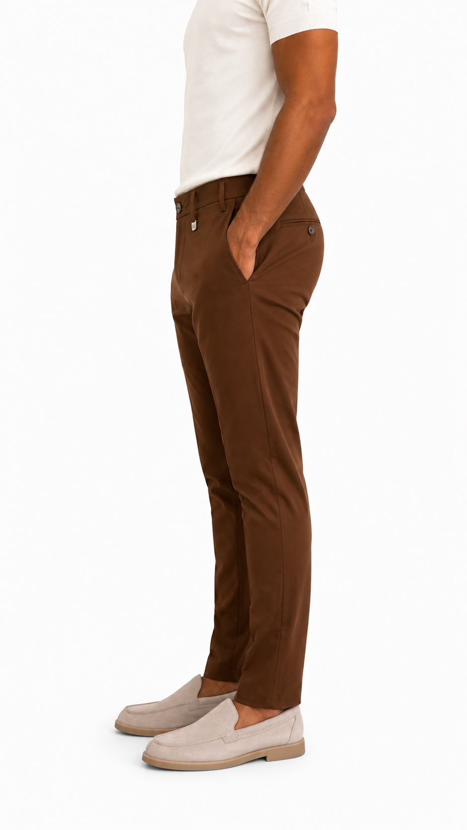 PANTALONE PUNTO MILANO MARRONE
