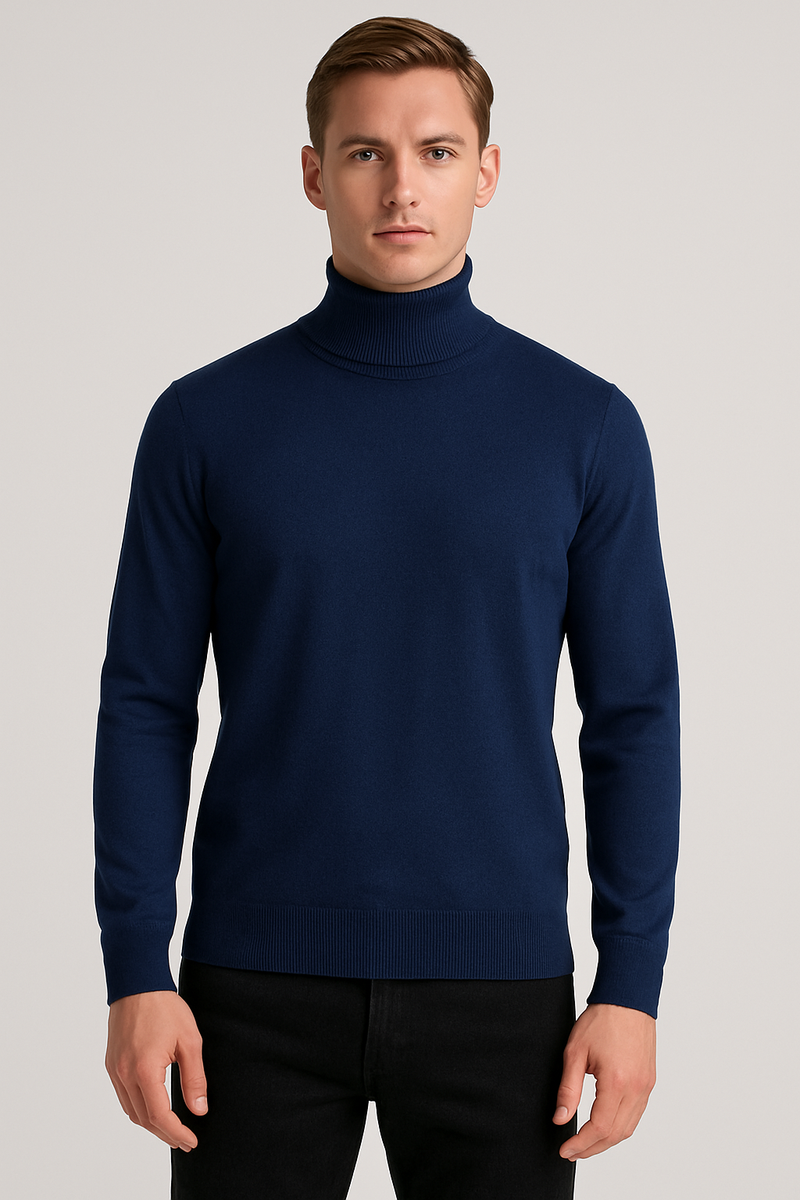 Maglione dolcevita manica lunga