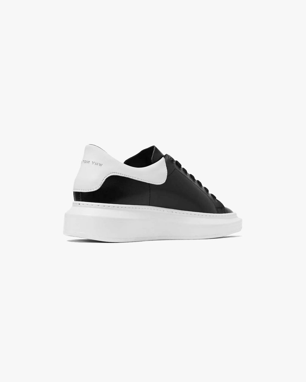 Sneakers in Vera Pelle con suola Alta