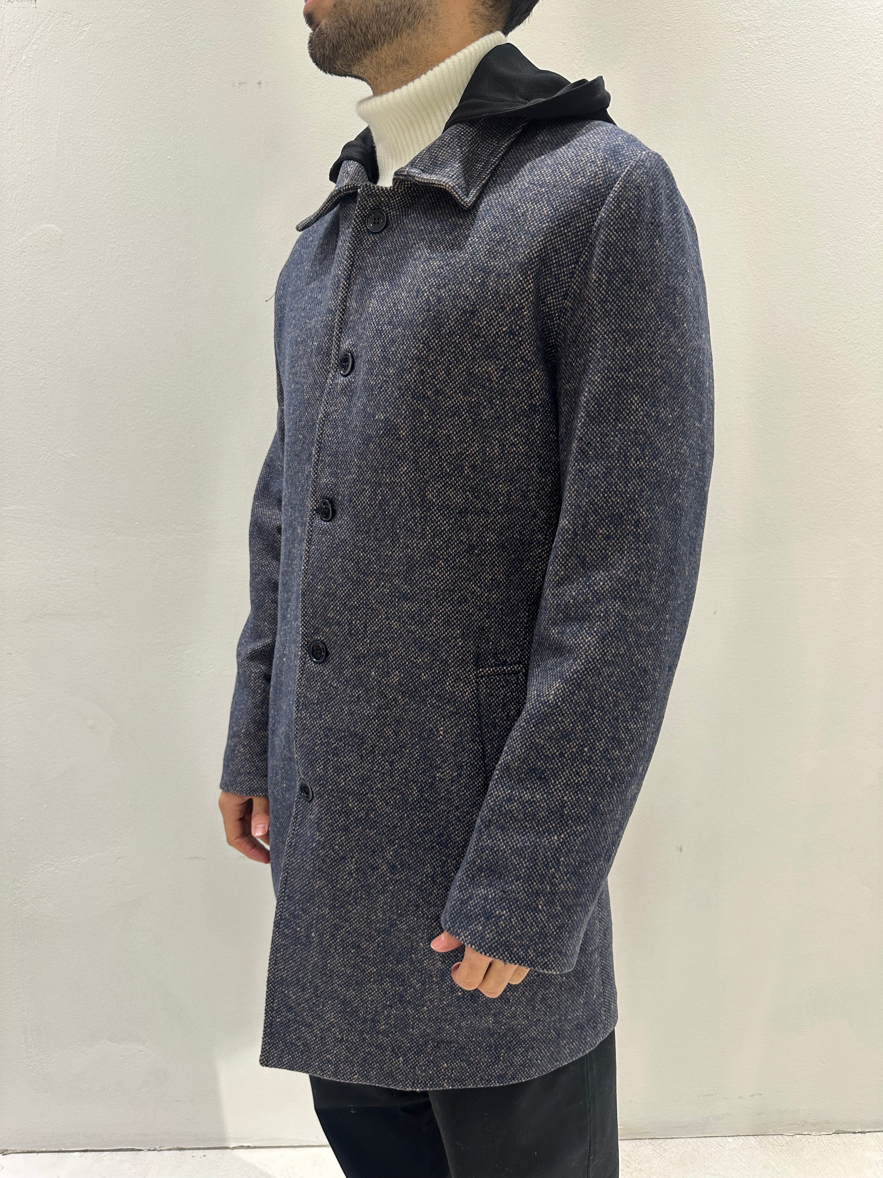 CAPPOTTO SALE E PEPE CON COLLETTO E CAPPUCCIO REMOVIBILE