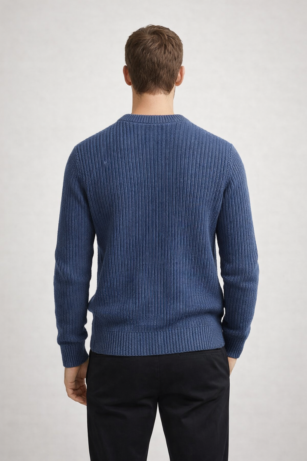 MAGLIONE GIROCOLLO COSTA INGLESE MISTO LANA