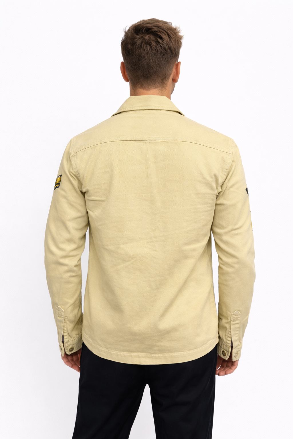 FIELD JACKET IN BULL CON PATCH
