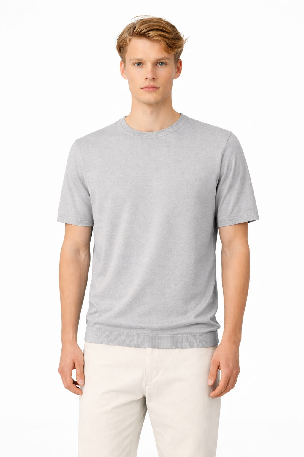 MAGLIA IN FILO MEZZA MANICA