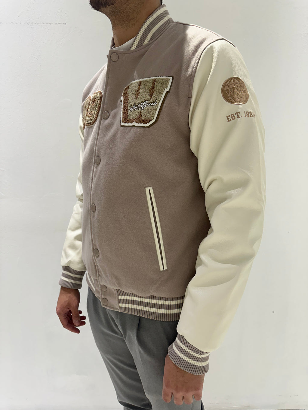 GIUBBOTTO VARSITY CON PATCH