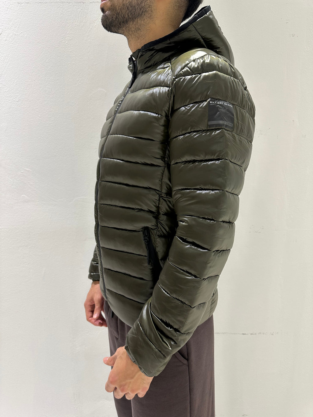 GIUBBOTTO CON ZIP TERMOSALDATE E CAPPUCCIO