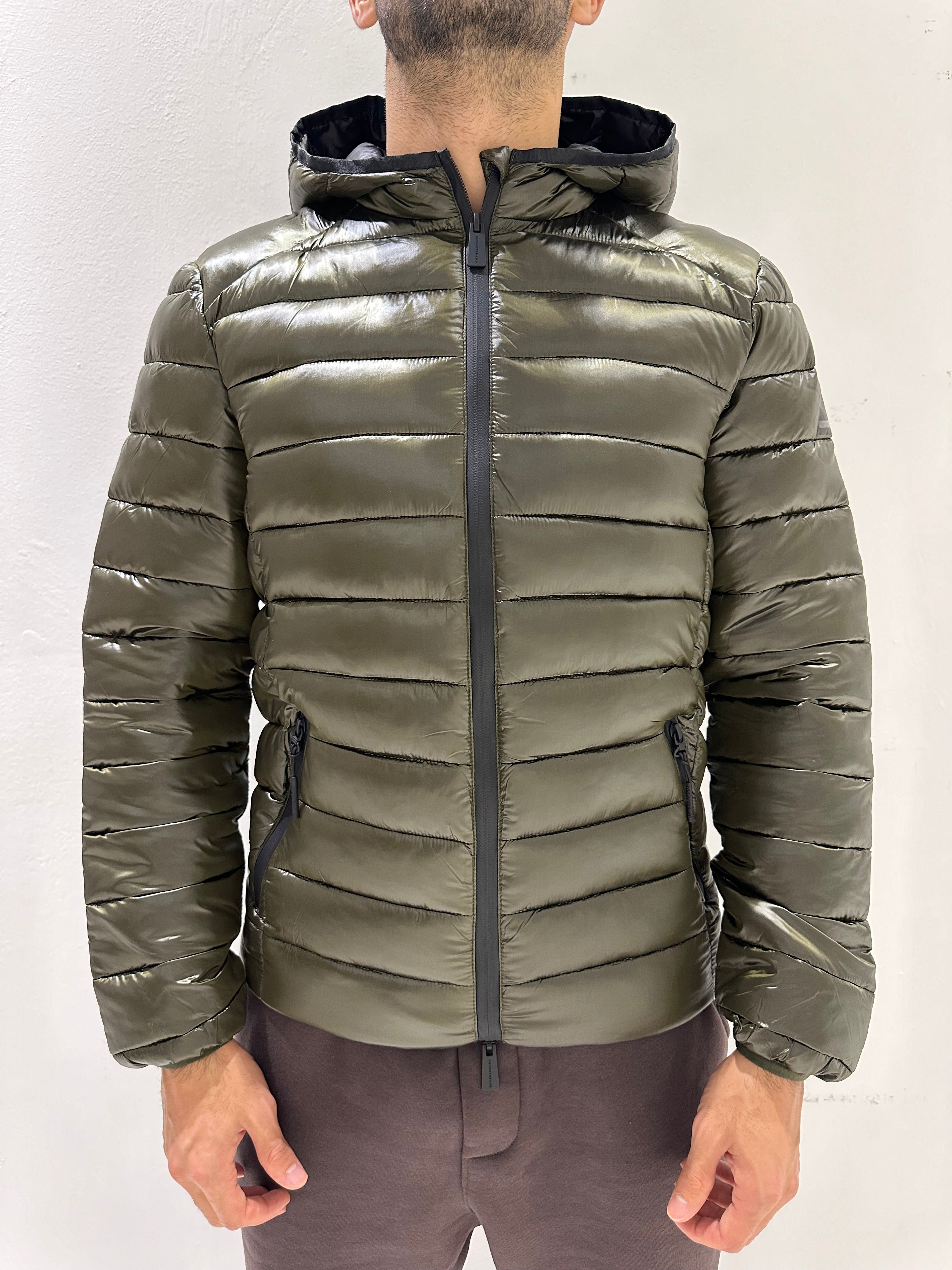 GIUBBOTTO CON ZIP TERMOSALDATE E CAPPUCCIO