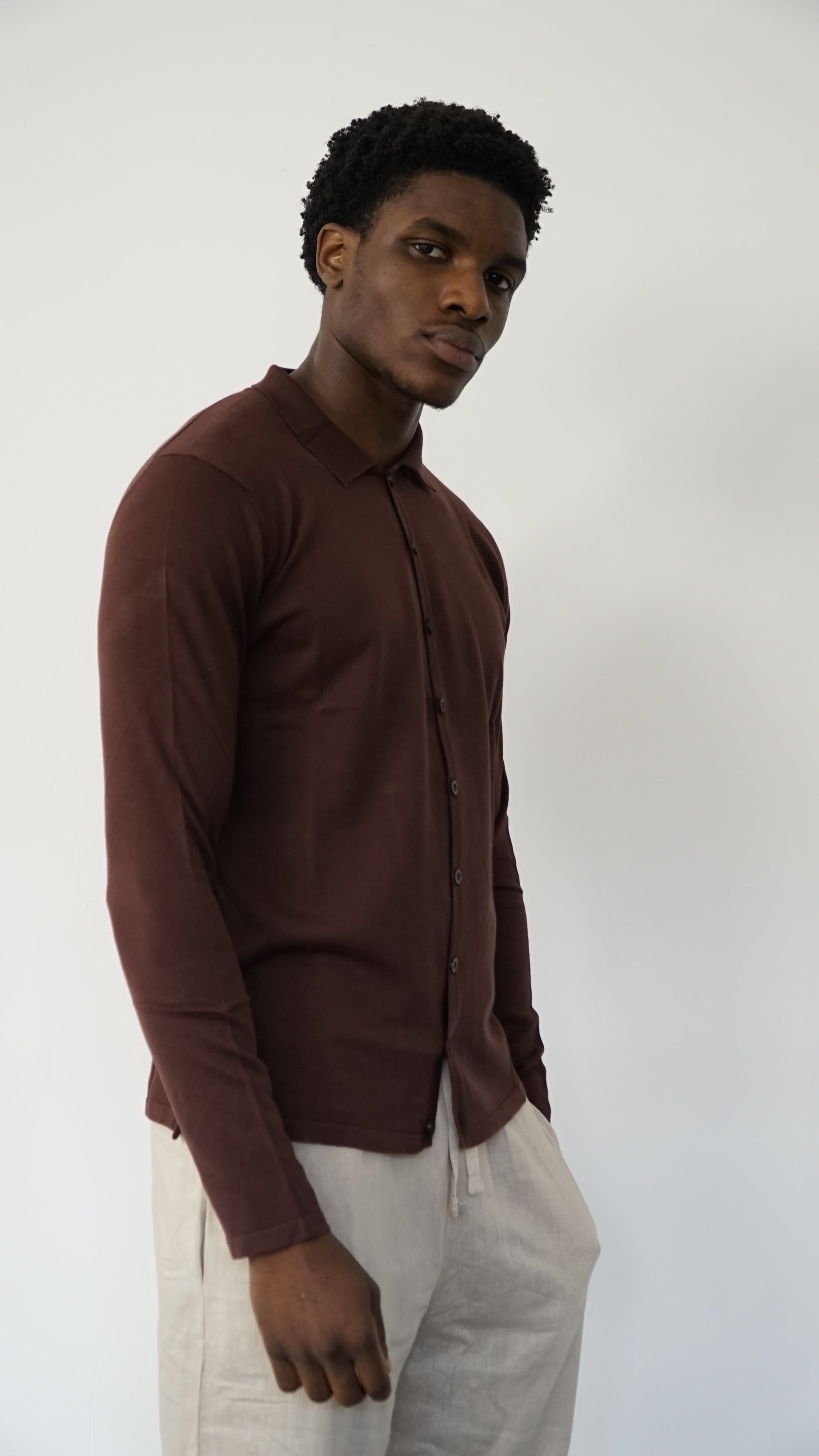 POLO IN CAMICIA MANICA LUNGA