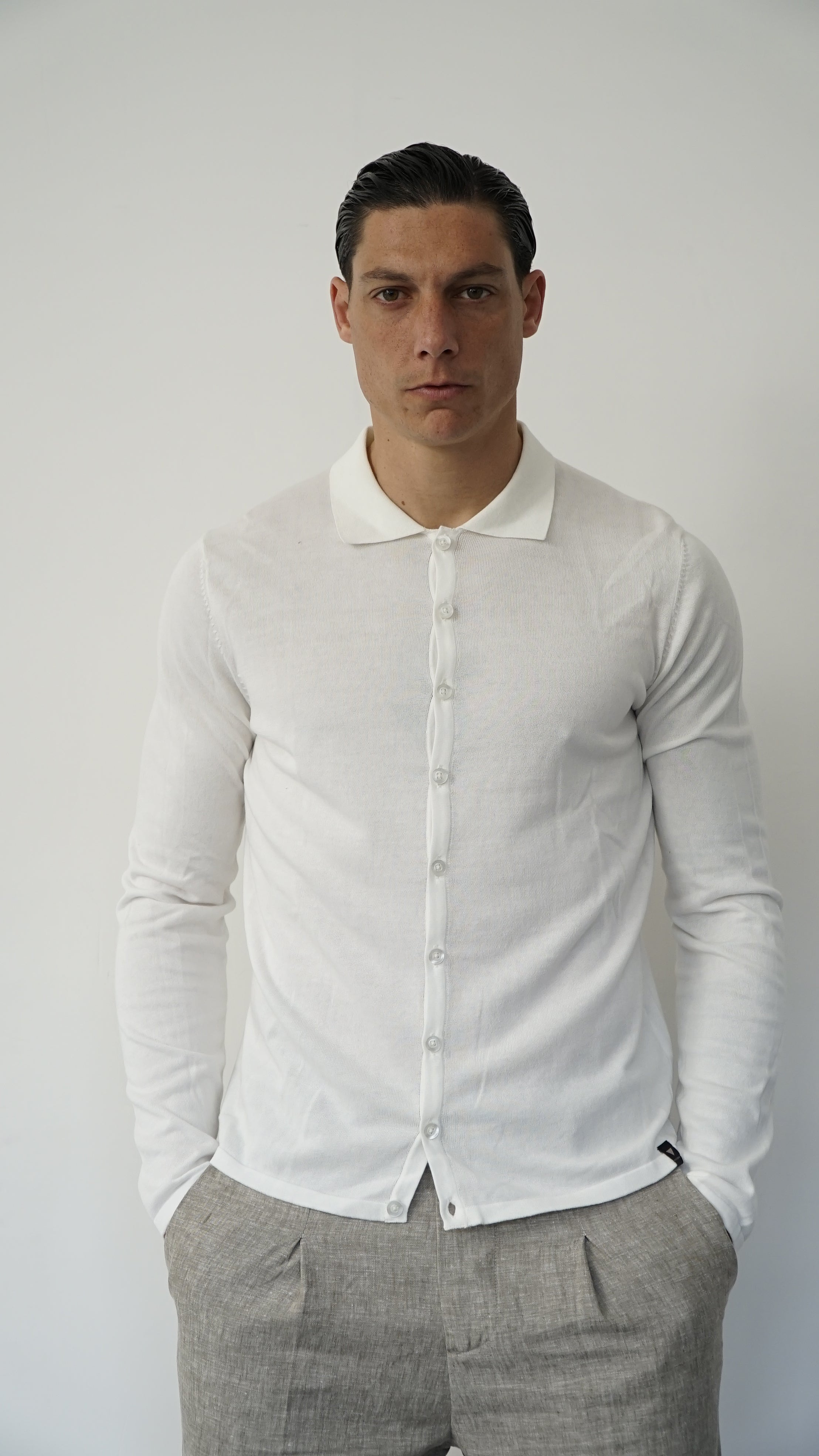 POLO IN CAMICIA MANICA LUNGA