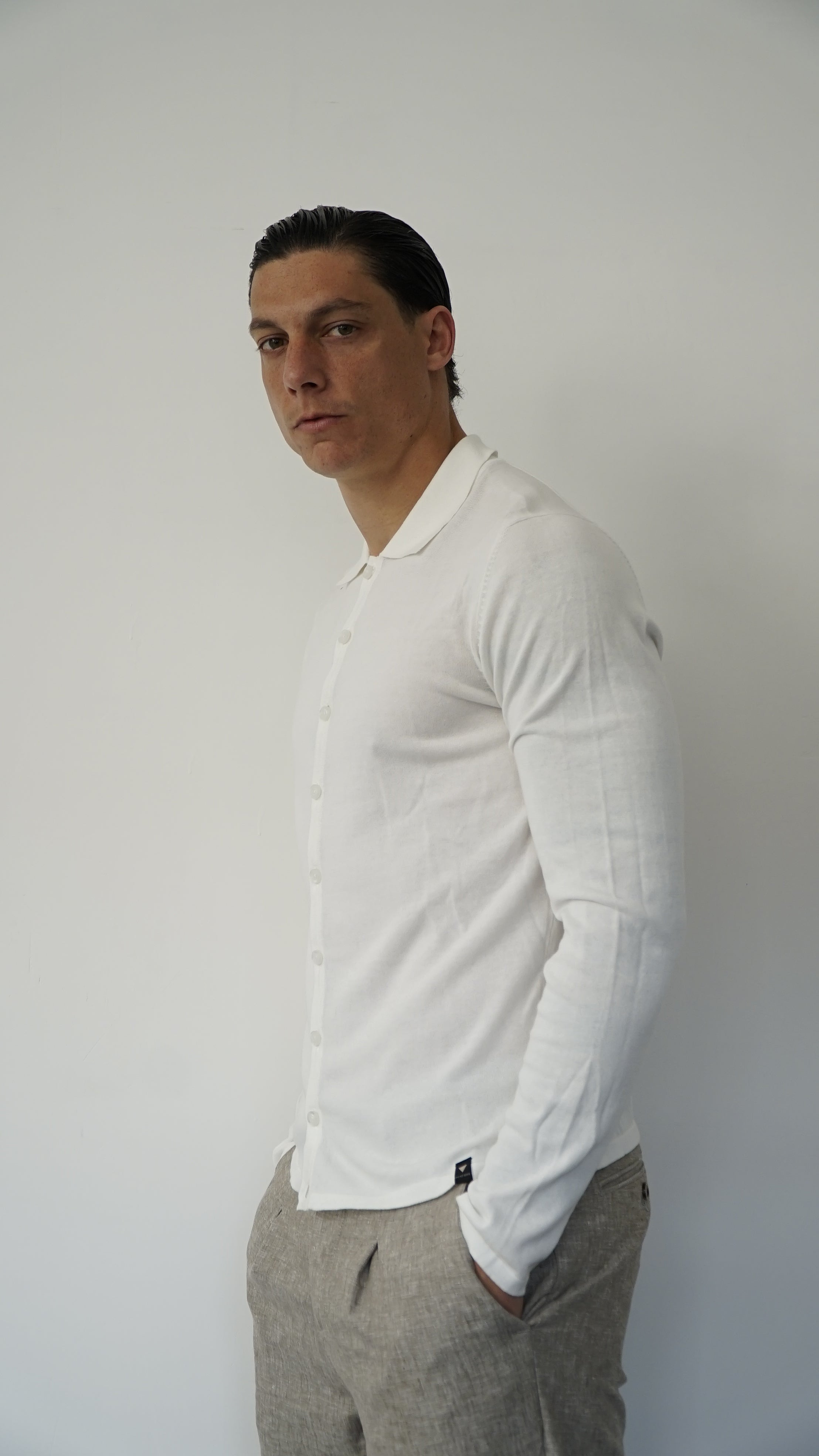 POLO IN CAMICIA MANICA LUNGA