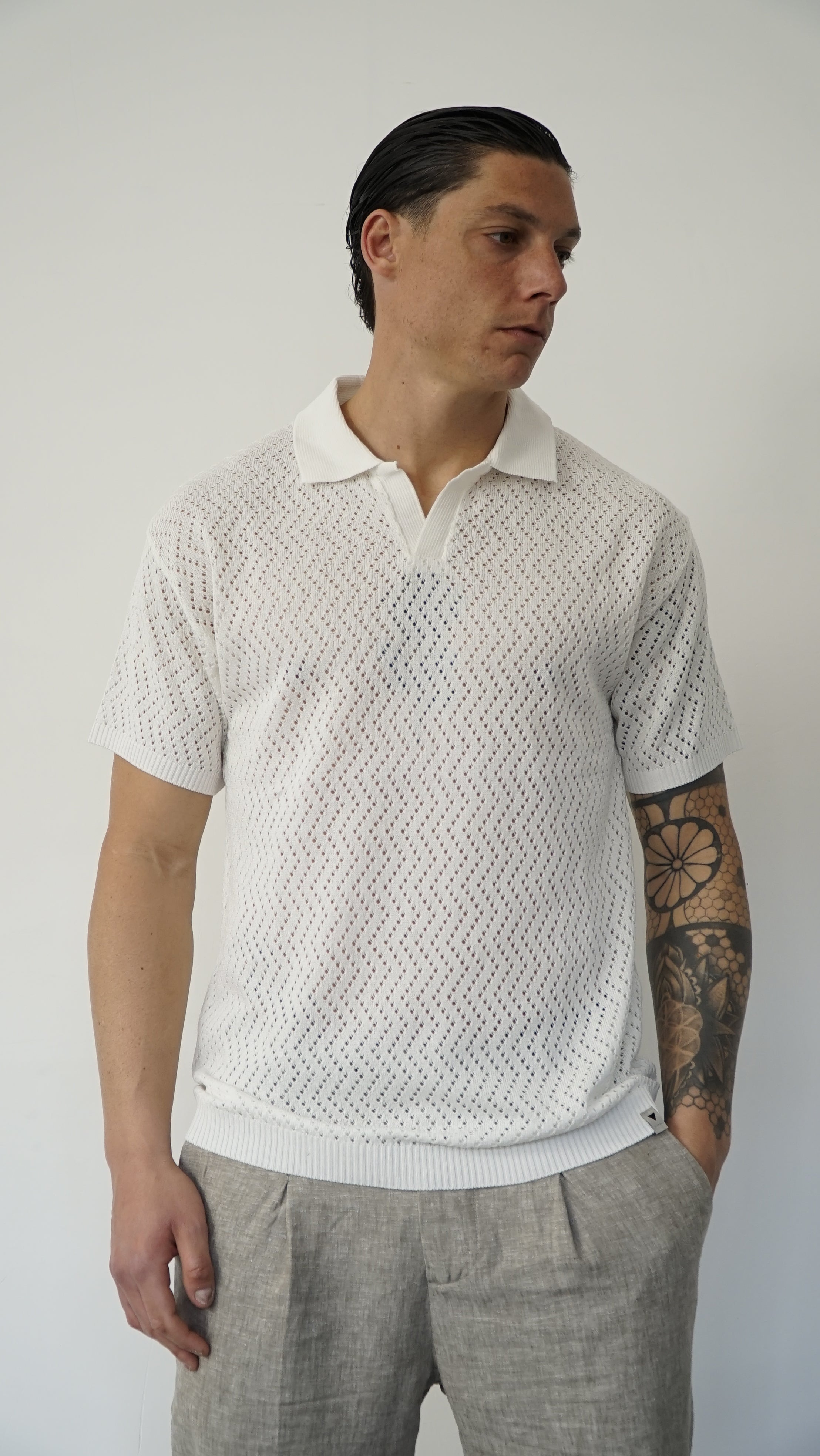 POLO COLLO BOWLING TRAFORATA