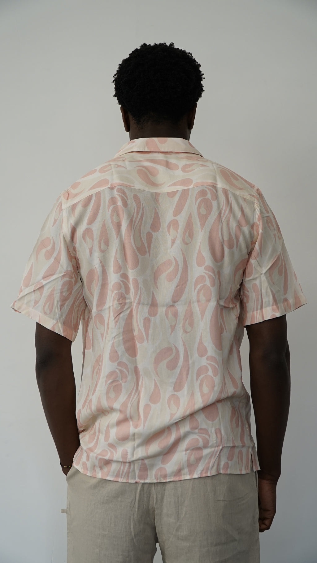 CAMICIA IN VISCOSA ROSA