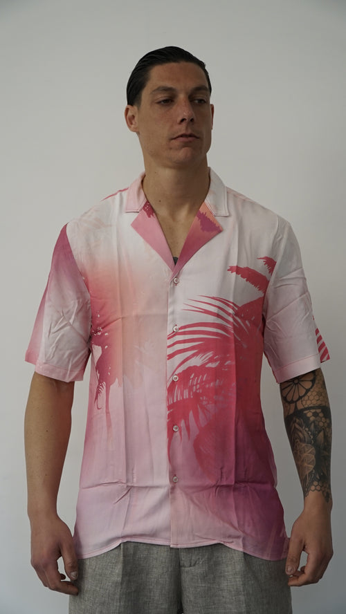 CAMICIA ORIZZONTE ROSA