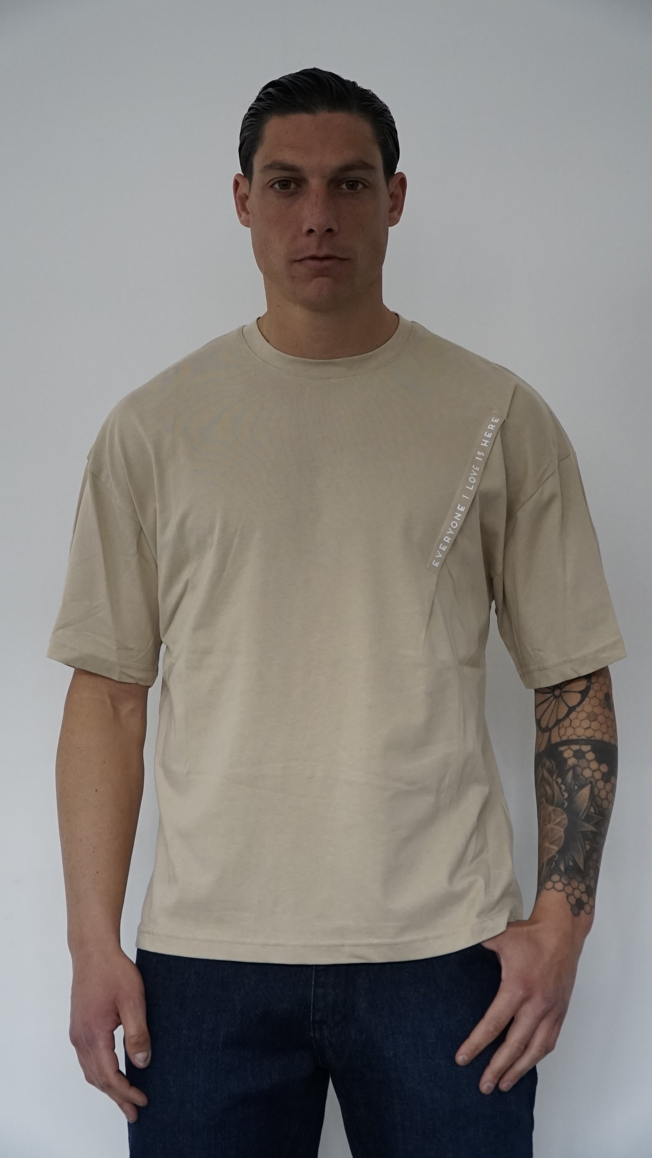 T-SHIRT SABBIA IDENTITY