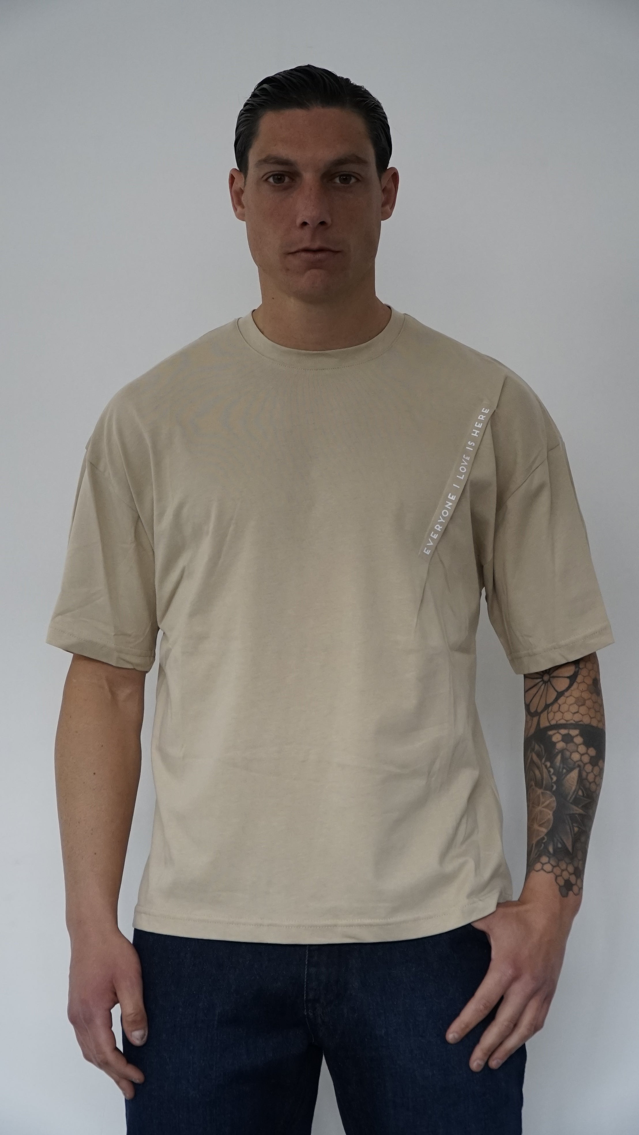 T-SHIRT SABBIA IDENTITY
