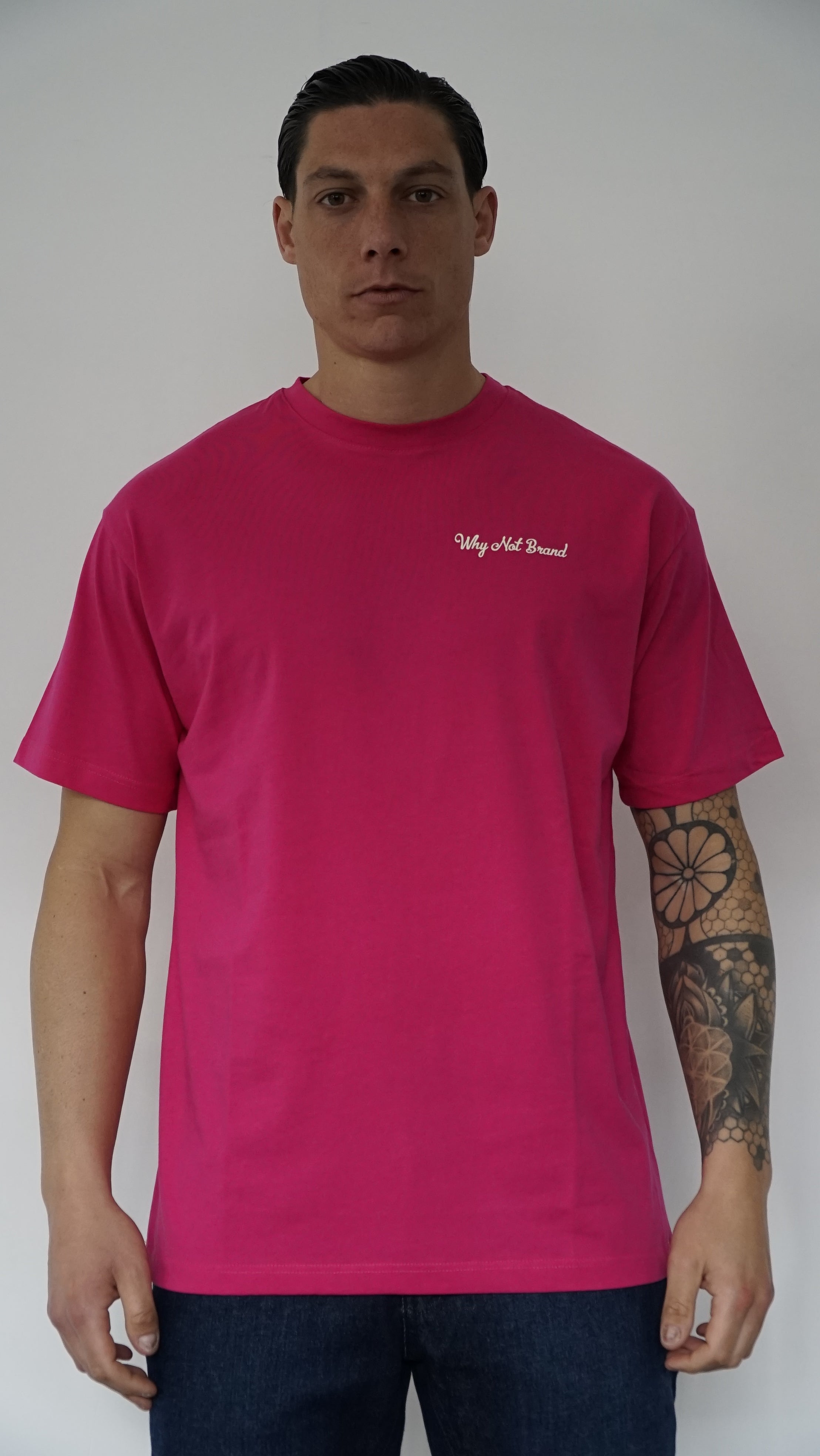 T-SHIRT BASIC WNB LOGO - BEIGE, LIME, FUCSIA
