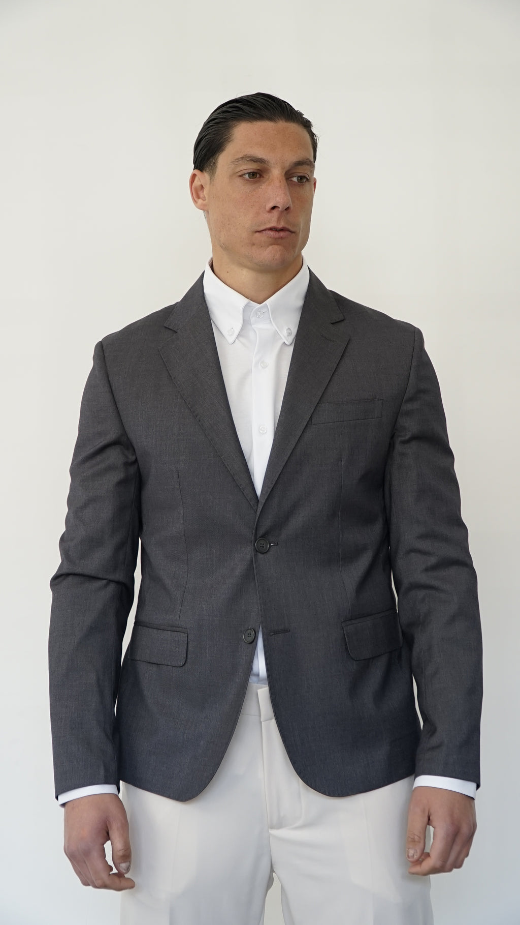 GIACCA SARTORIALE MONOPETTO - GRIGIO ANTRACITE