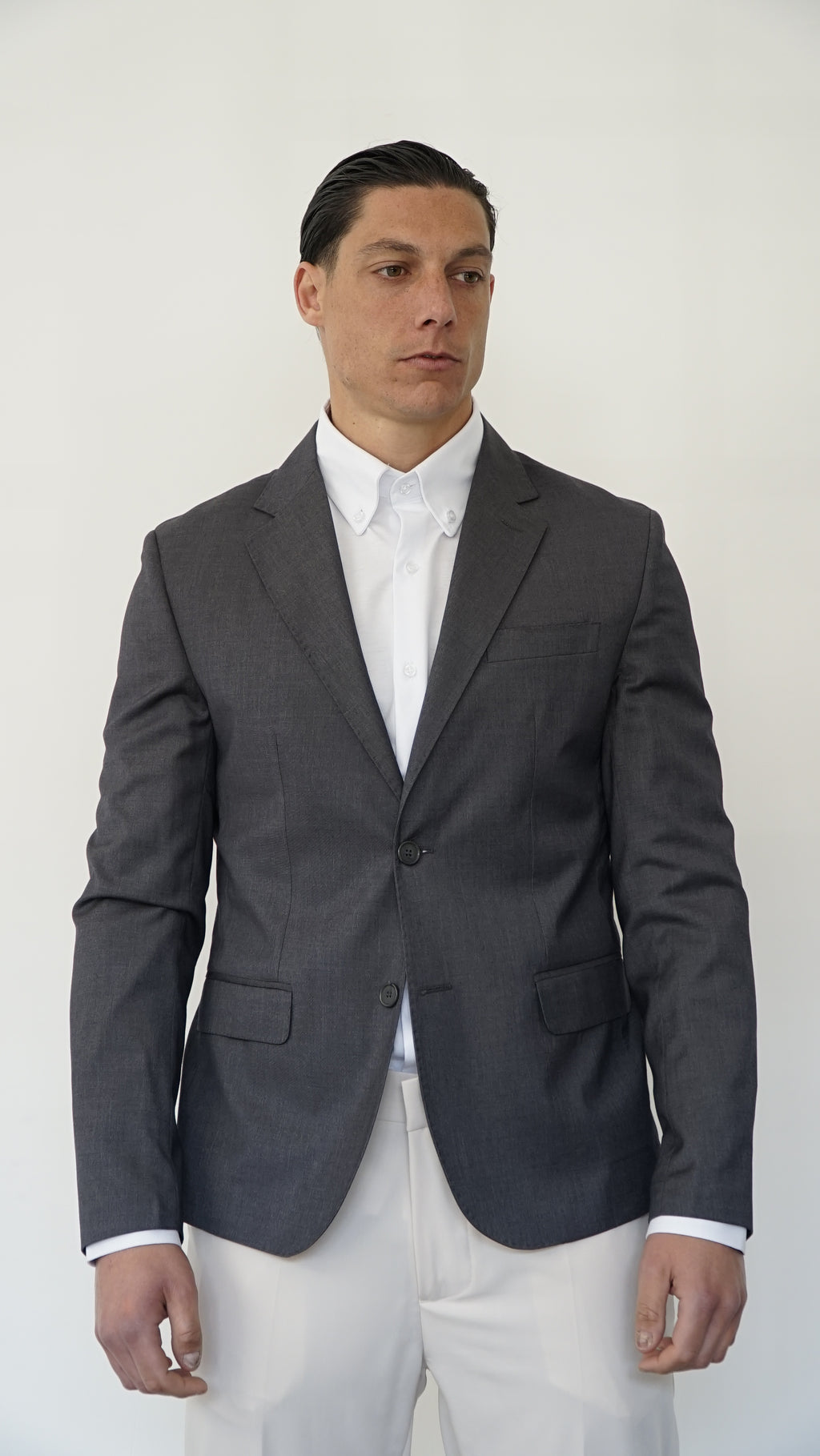 GIACCA SARTORIALE MONOPETTO - GRIGIO ANTRACITE