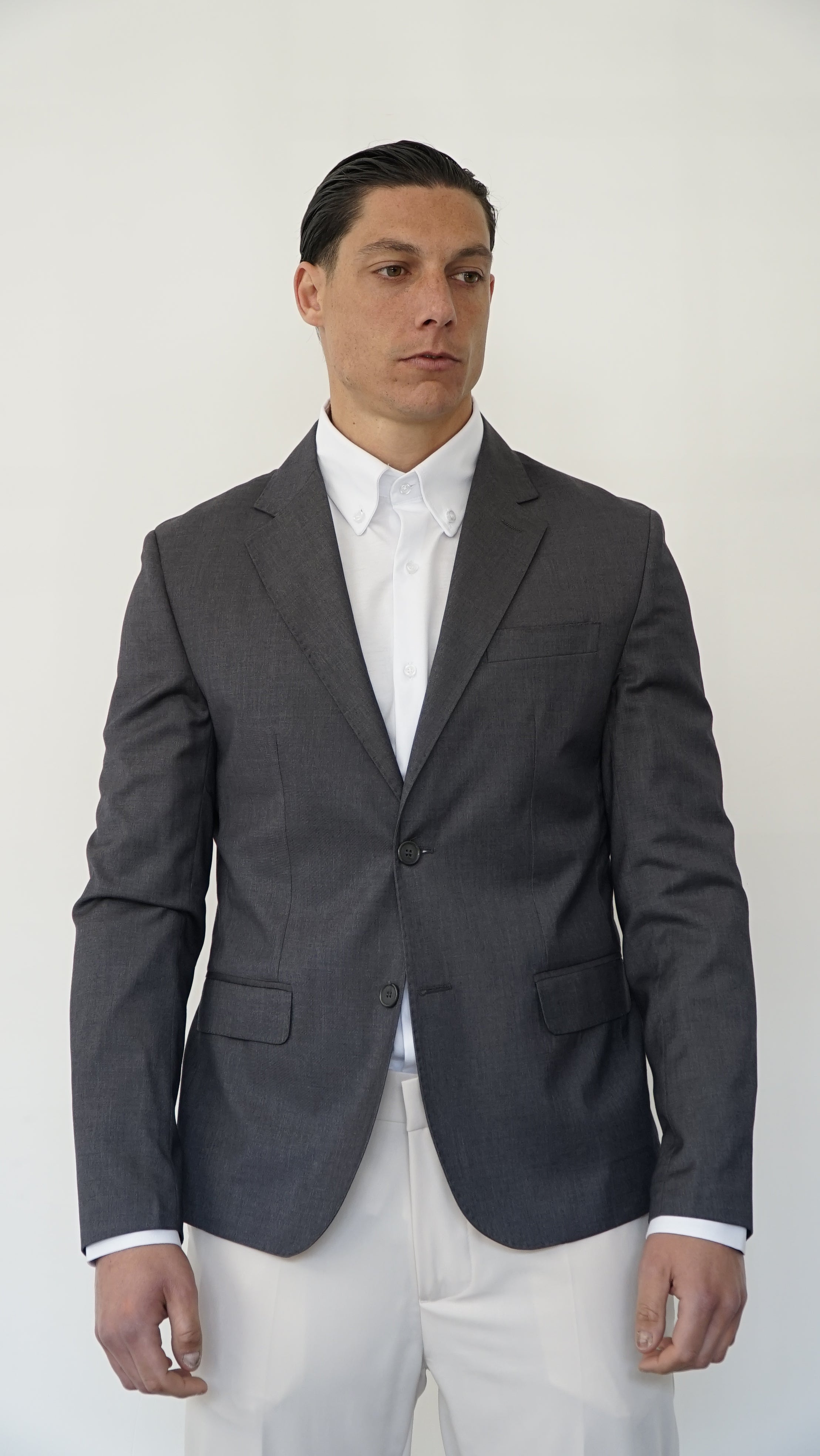 GIACCA SARTORIALE MONOPETTO - GRIGIO ANTRACITE