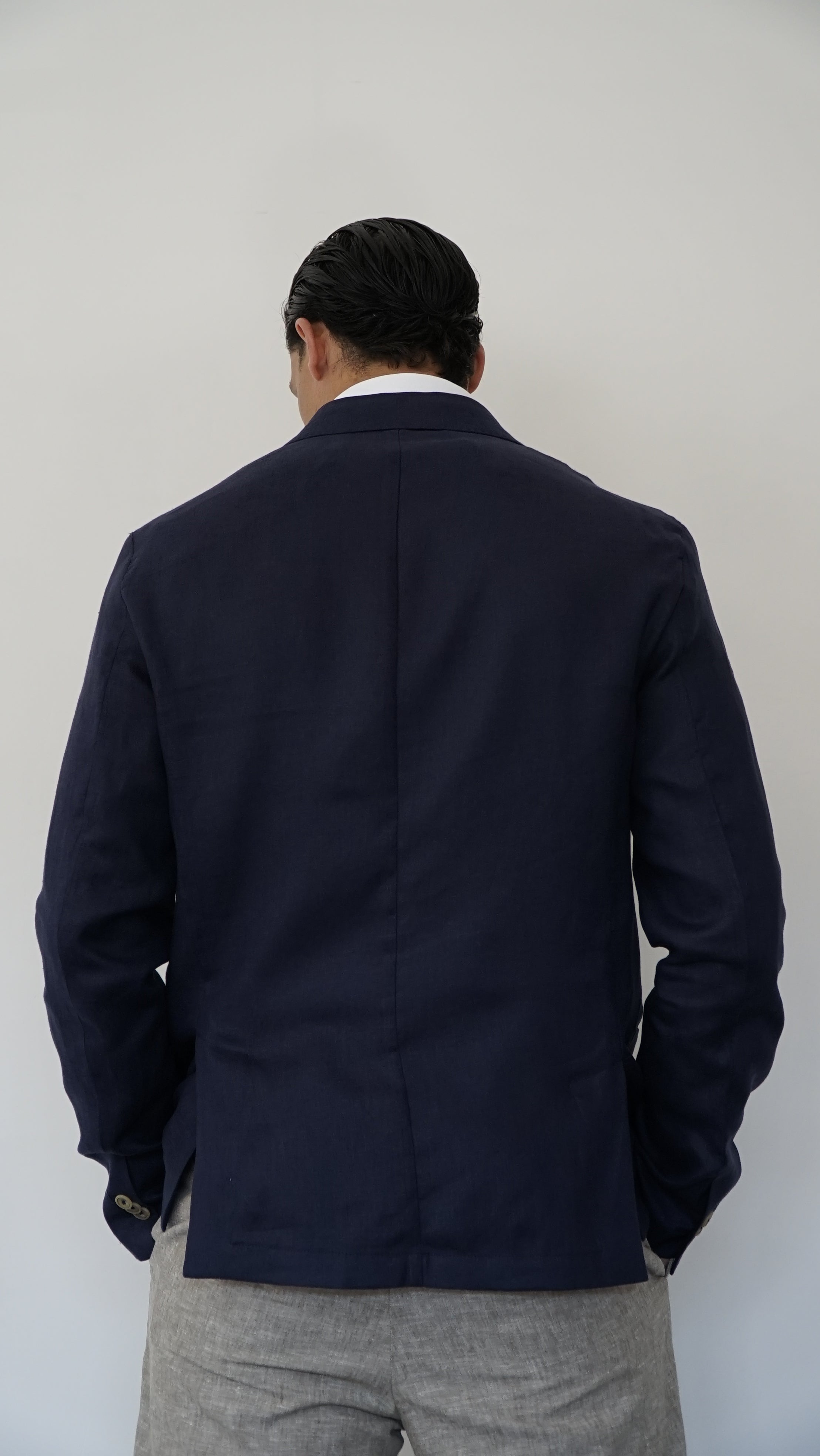 GIACCA IN 100% LINO - BIANCO - BLU - BEIGE - FANGO