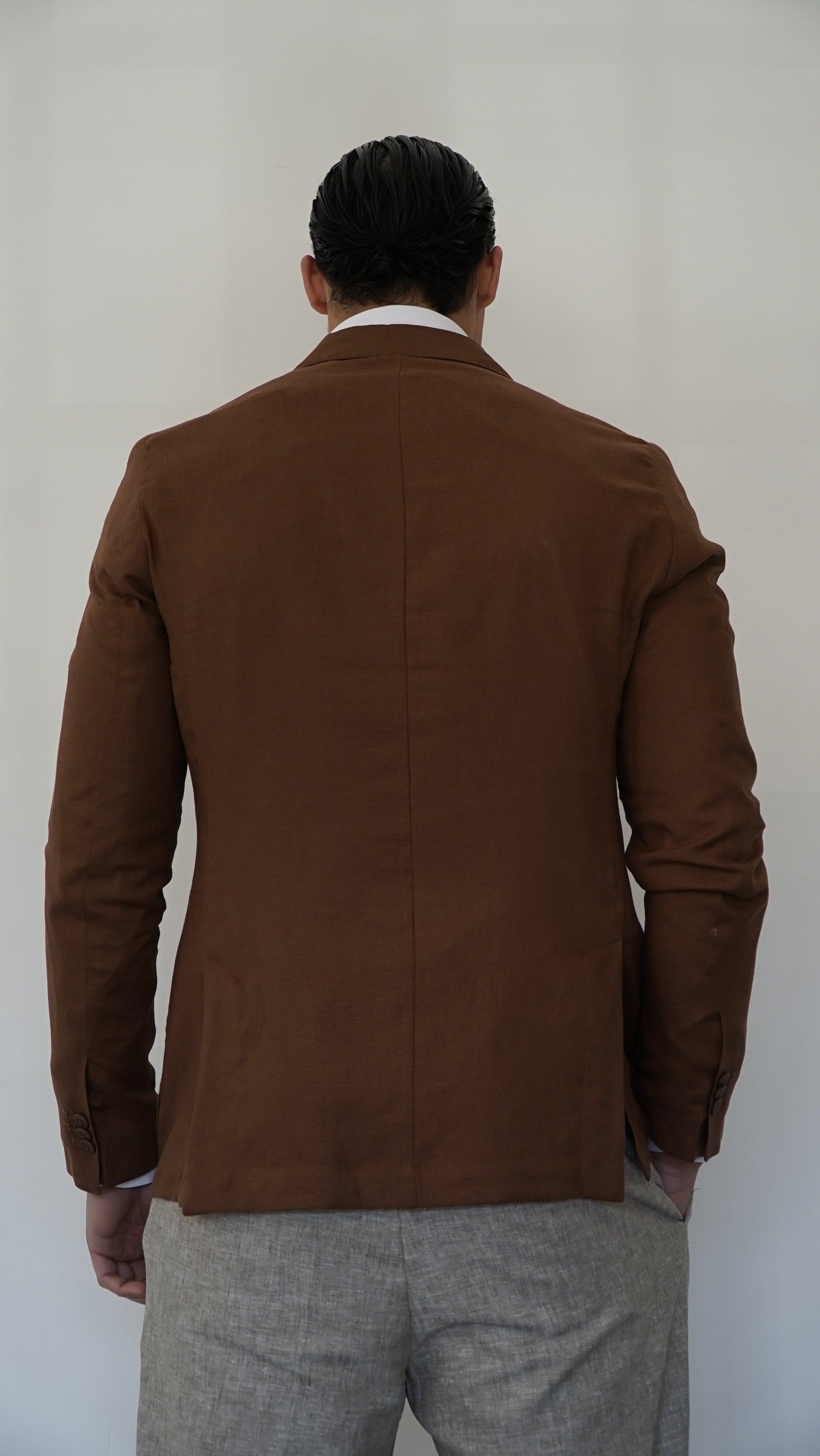 GIACCA IN 100% LINO - BIANCO - BLU - BEIGE - FANGO