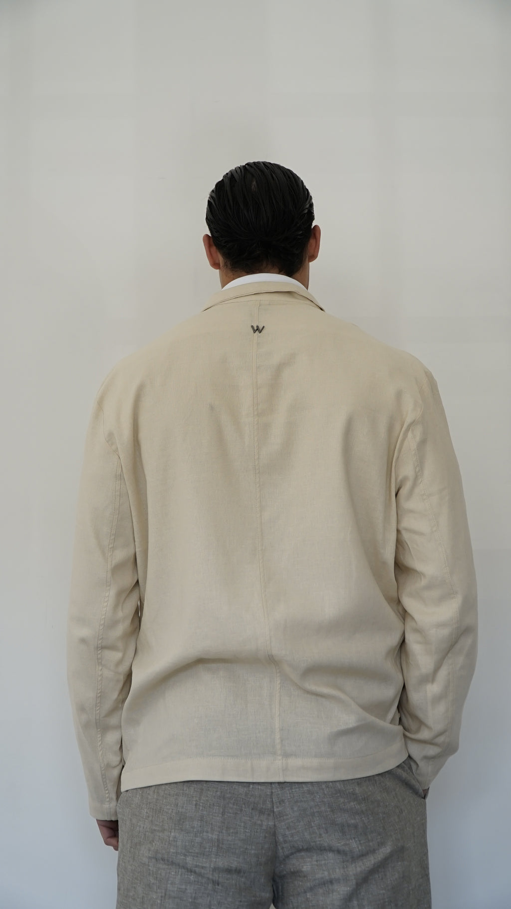 GIACCA IN 100% LINO - BIANCO - BLU - BEIGE - FANGO