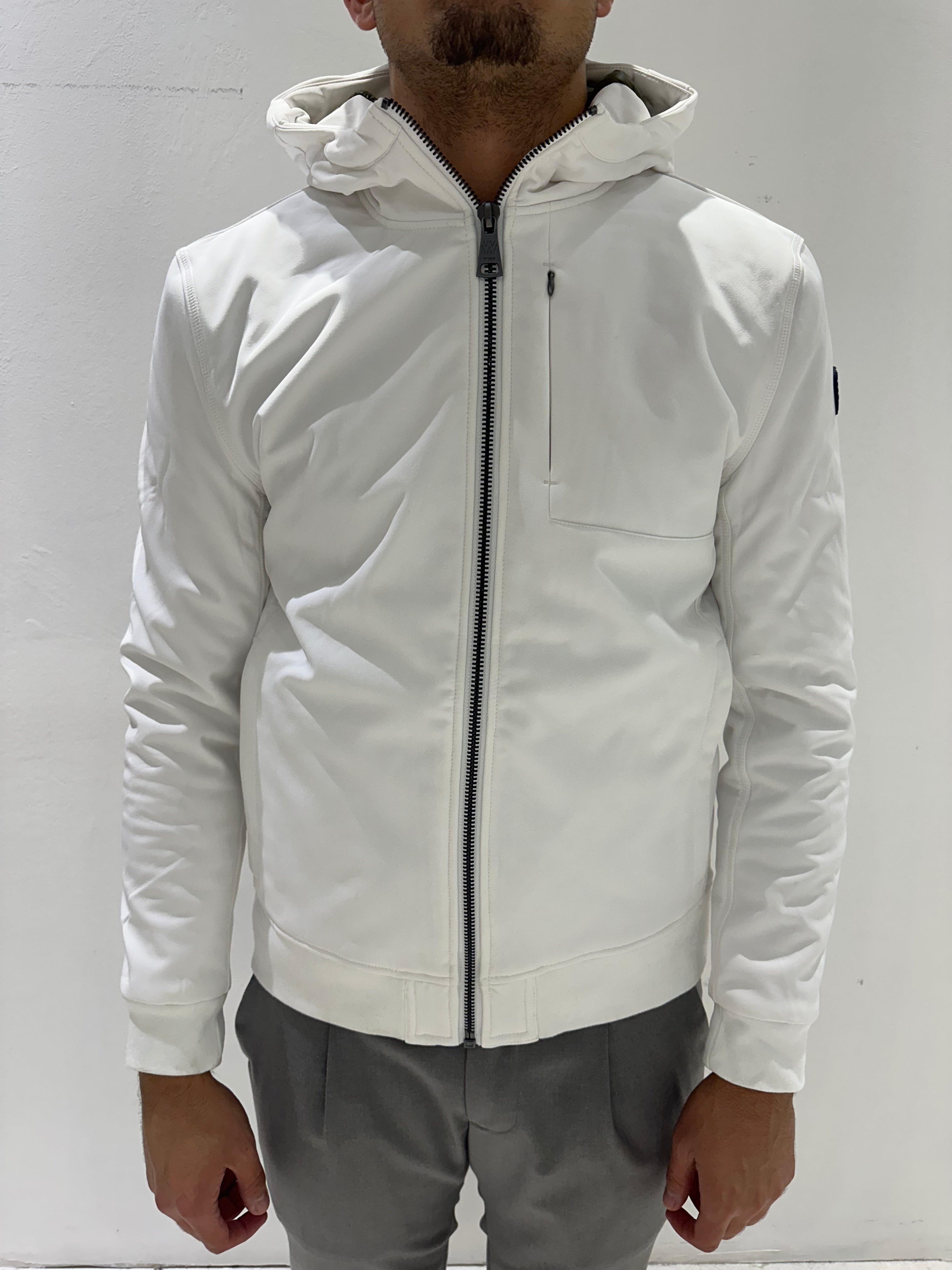 GIUBBOTTO CON ZIP E CAPPUCCIO