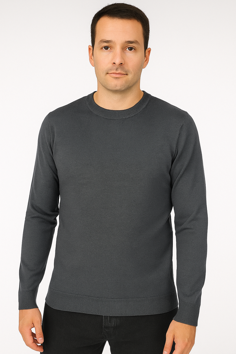 Maglione girocollo manica lunga