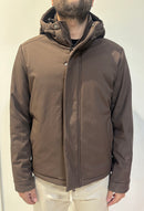 Parka corto con cappuccio