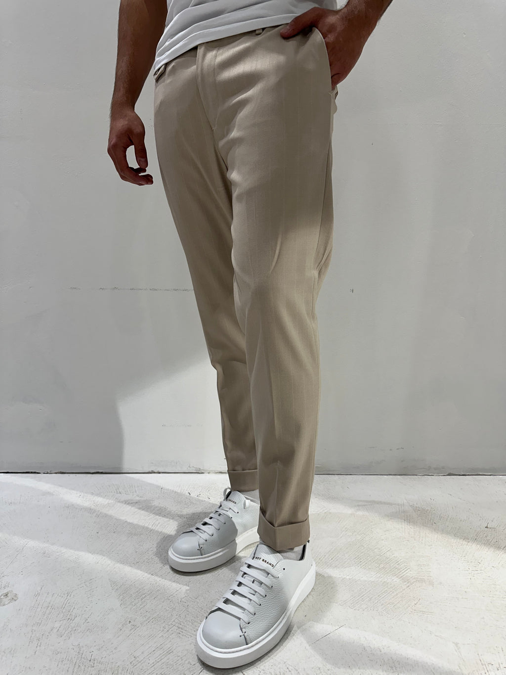 PANTALONE GESSATO