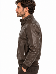 GIUBBOTTO BOMBER IN ECOPELLE