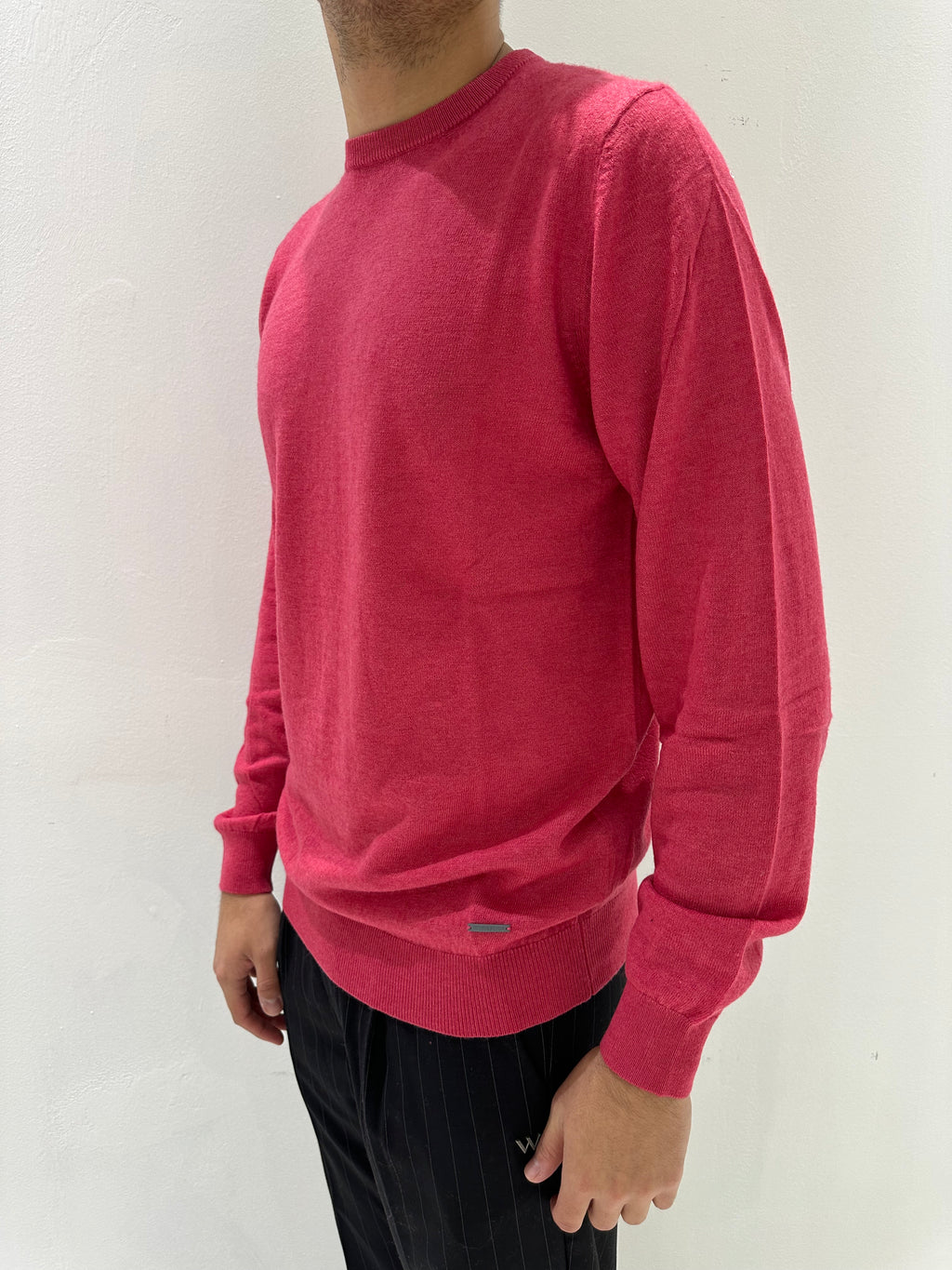 MAGLIONE GIROCOLLO IN MISTO CACHEMIRE