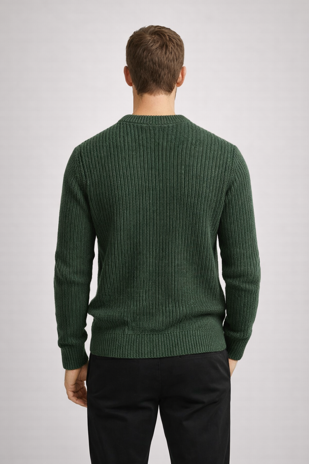 MAGLIONE GIROCOLLO COSTA INGLESE MISTO LANA