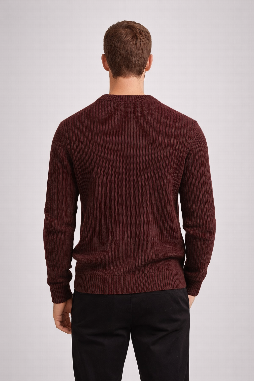MAGLIONE GIROCOLLO COSTA INGLESE MISTO LANA