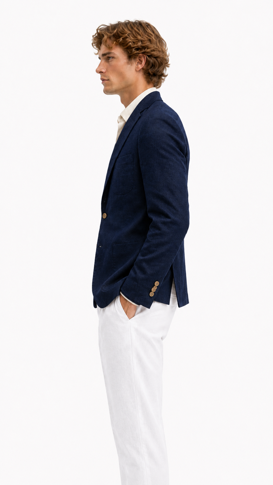 GIACCA SARTORIALE IN 100% LINO
