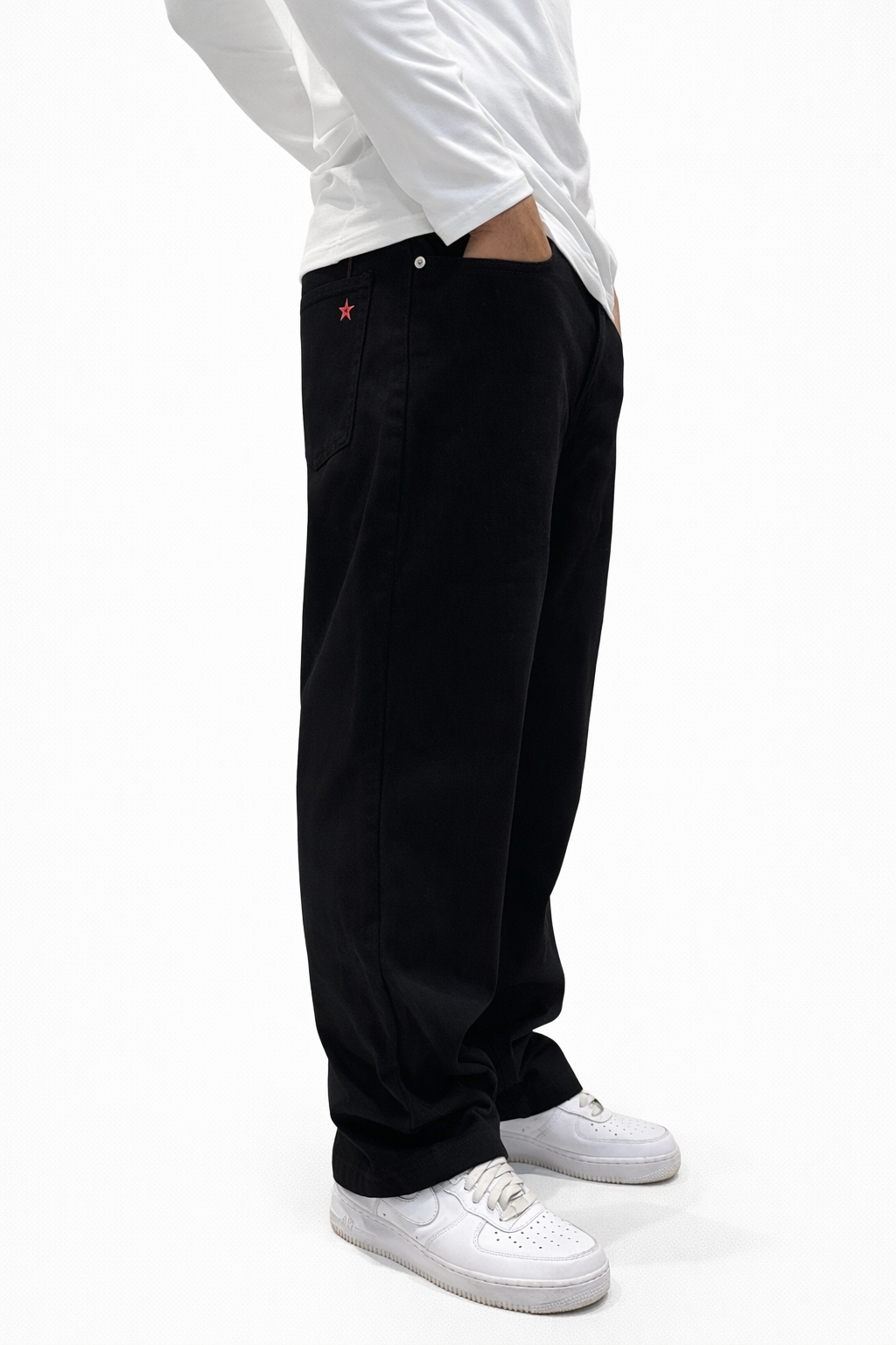 Jeans Vinicius baggy fit DISQUER black wash