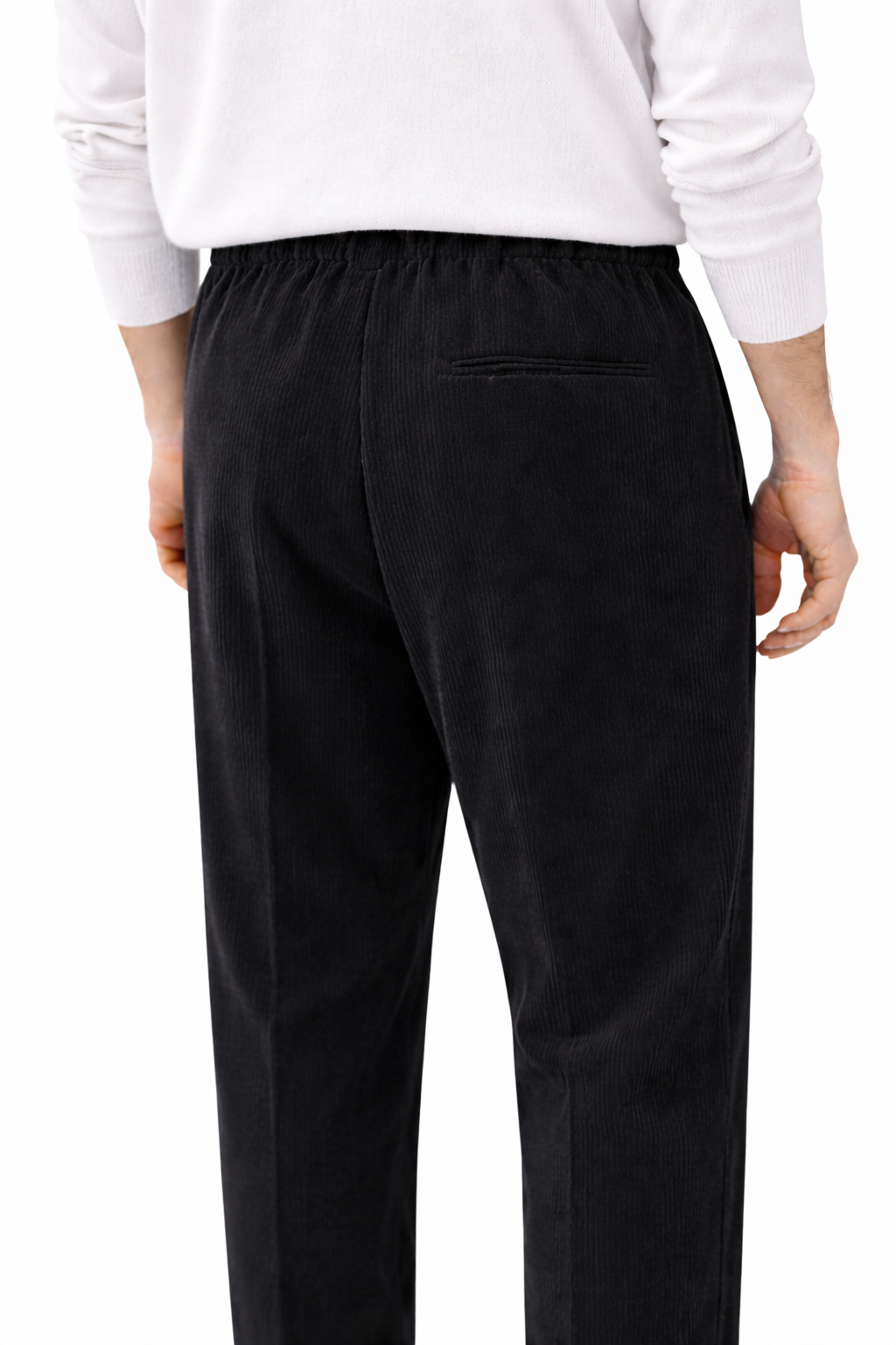 PANTALONE PELÈ IN VELLUTINO A MILLE RIGHE